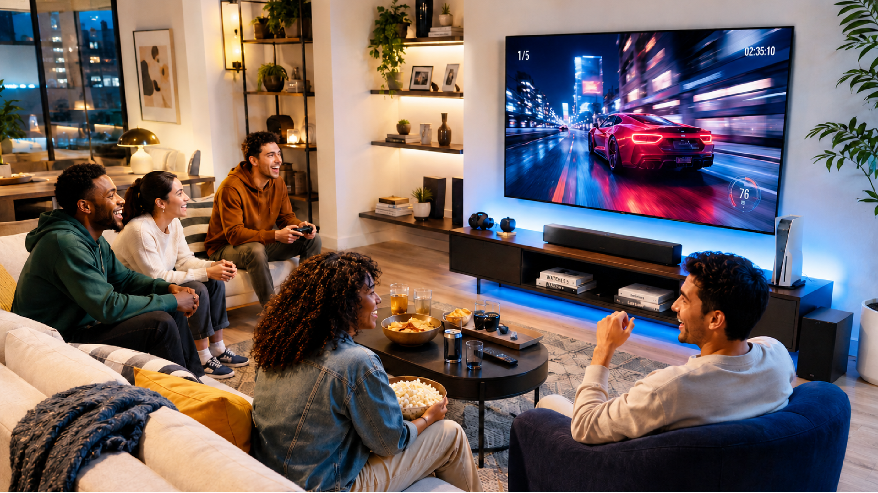 For Movie Nights and Game Days.