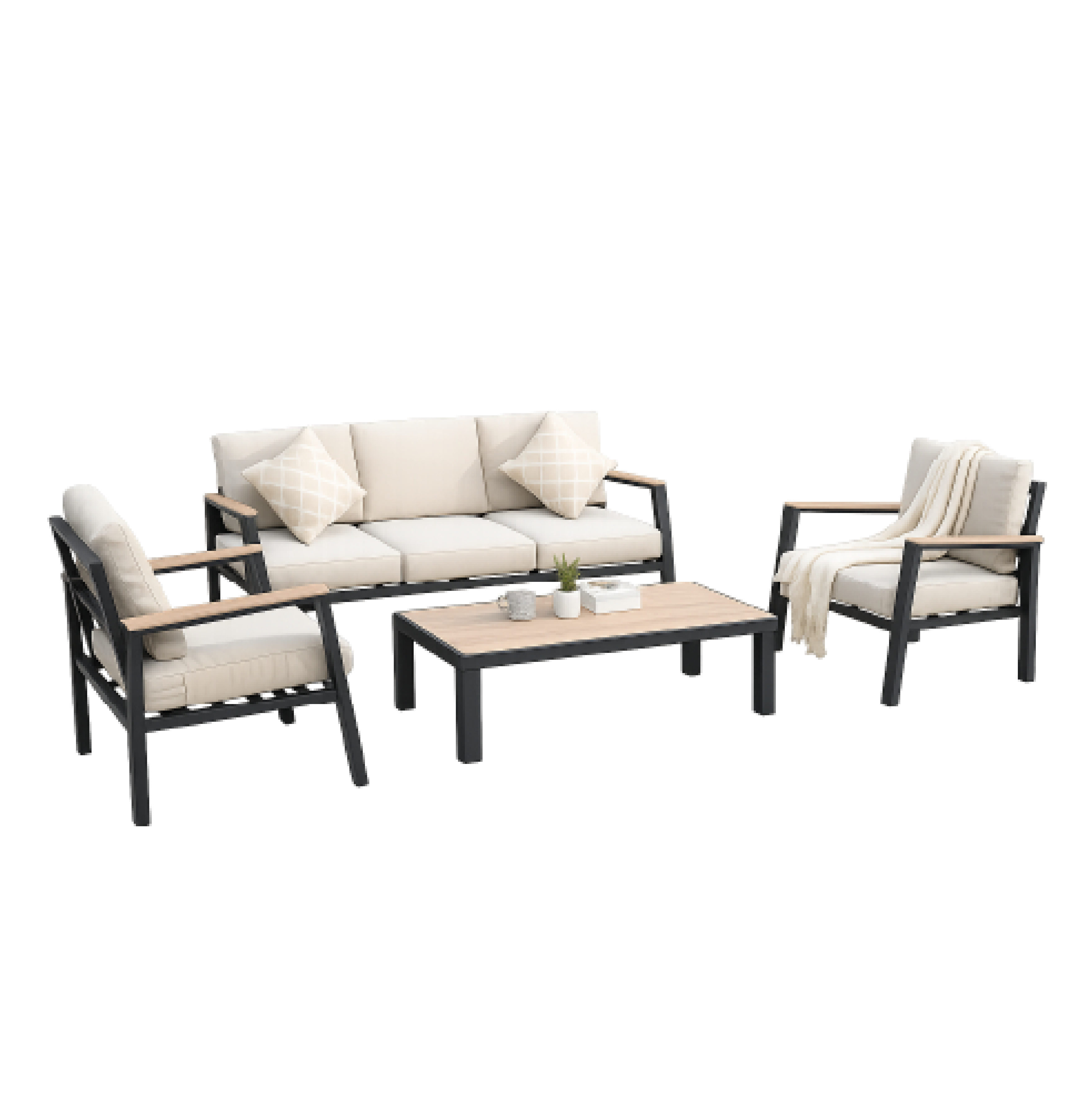 Wilder 4pc Patio Set