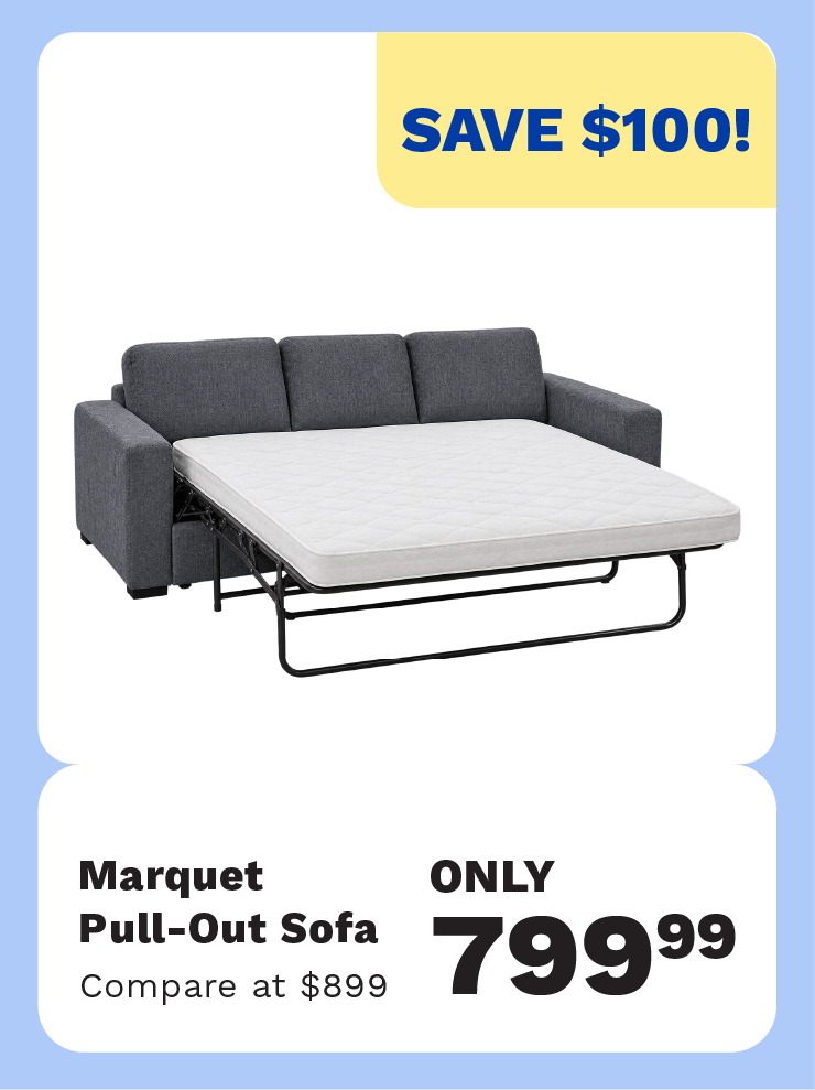 Marquet Pull-Out Sofa Bed Only $799.99! Save $100!