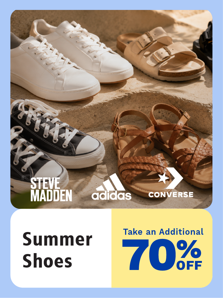 Summer Shoes 70% Off!